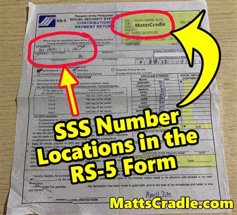 is ss number and sss id number the same